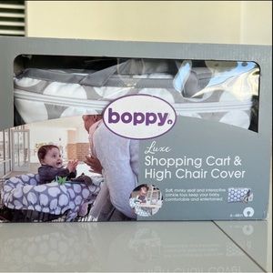 High chair and grocery shopping cart cover. BOPPY brand. Brand new in box